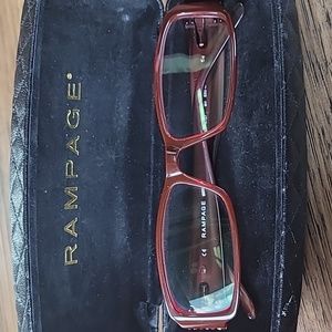 Rampage Reading Glasses, Burgundy